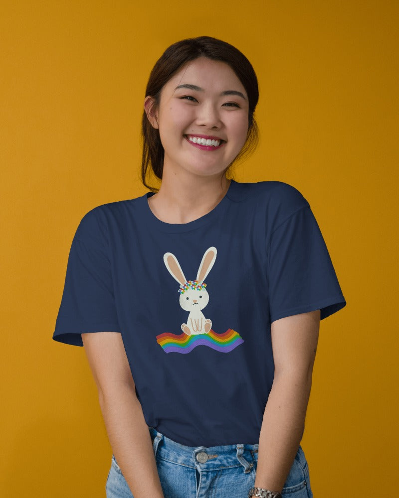 Rainbow Bunny | Gay T-shirt