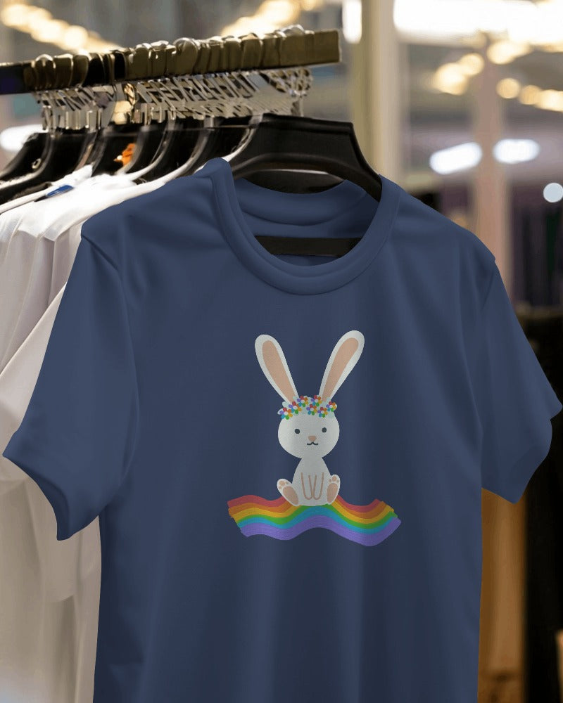 Rainbow Bunny | Gay T-shirt