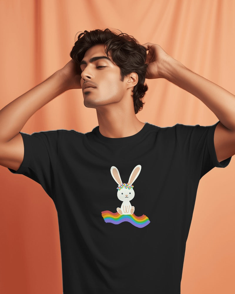 Rainbow Bunny | Gay T-shirt