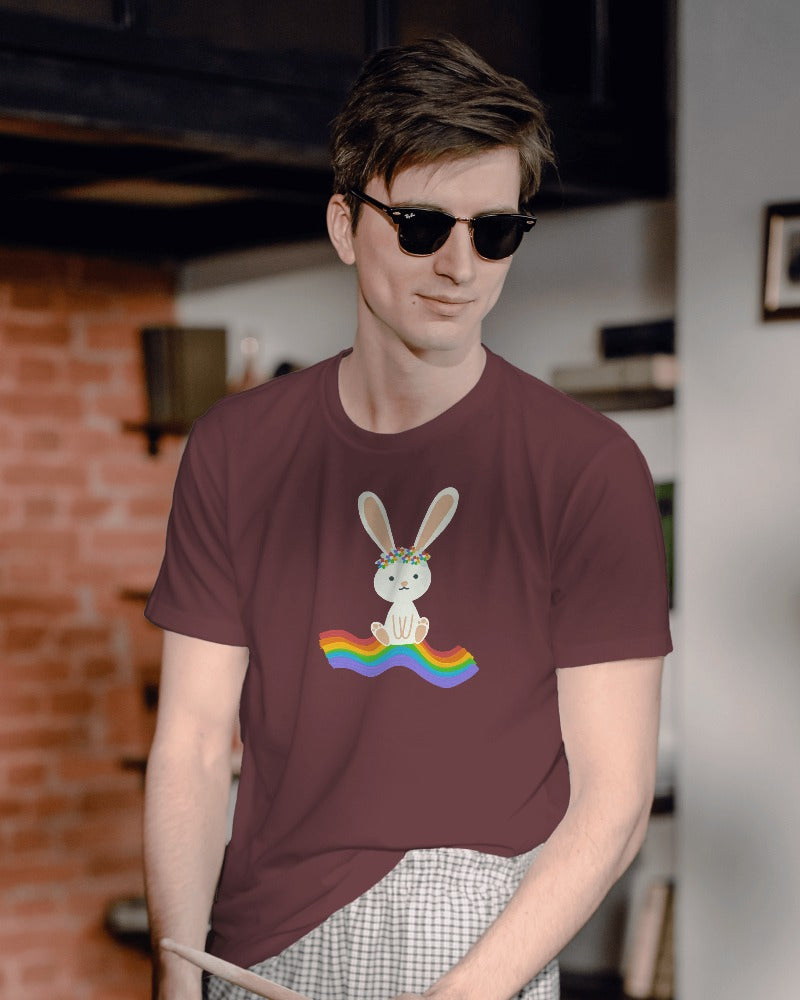 Rainbow Bunny | Gay T-shirt