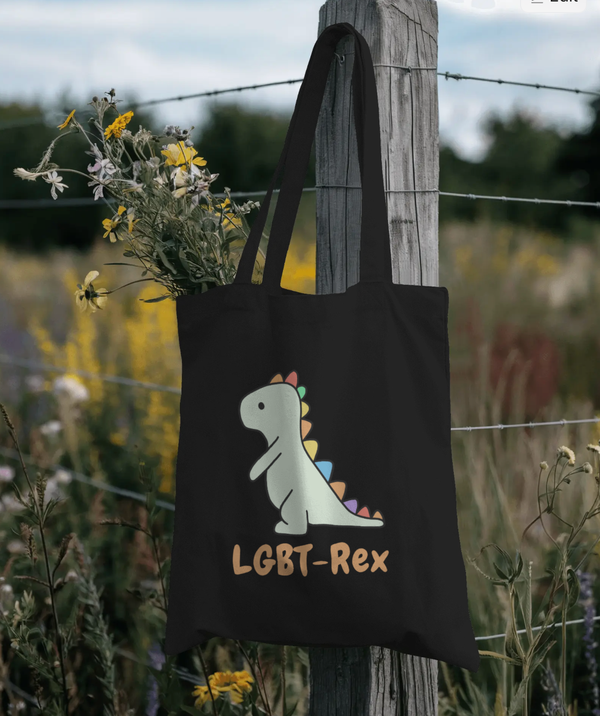 LGBT-Rex Tote Bag