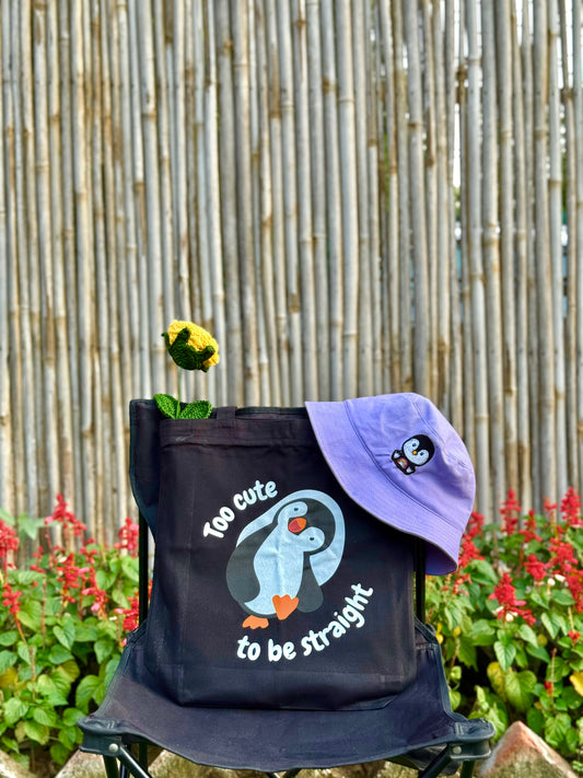 Too Cute to be Straight Tote Bag