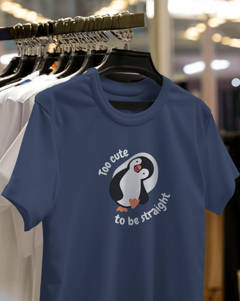 Too Cute to be Straight | Gay Tshirt